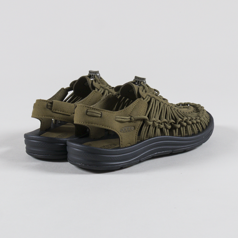 Keen UNEEK Sandals Dark Olive Black-1
