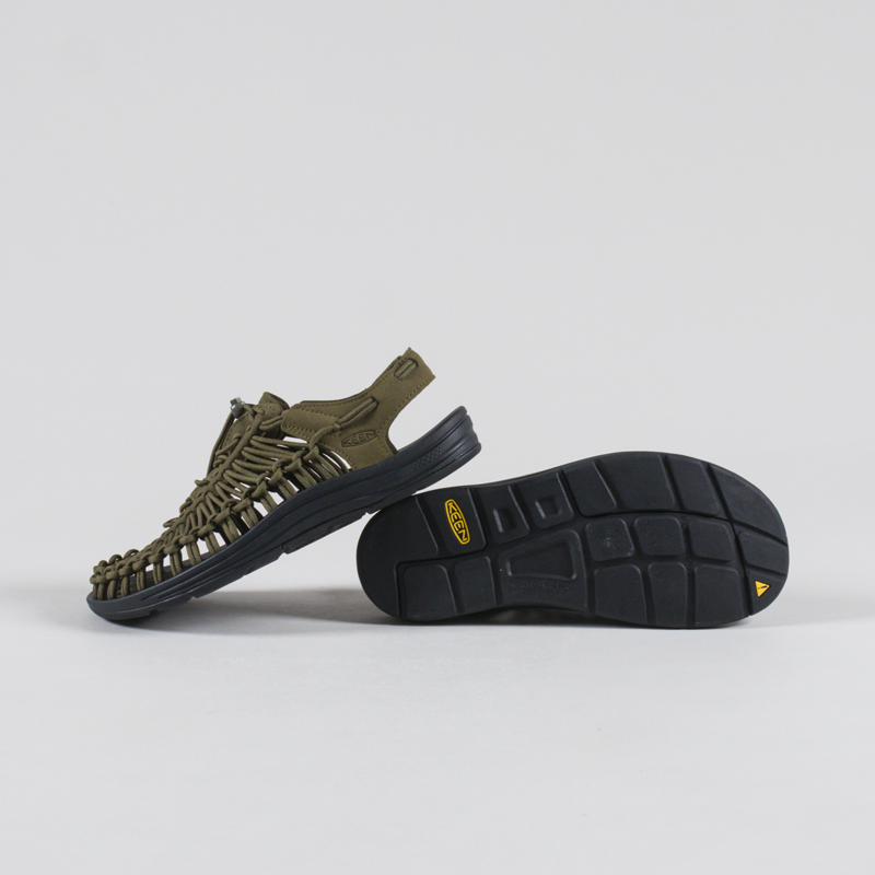 Keen UNEEK Sandals Dark Olive Black-3