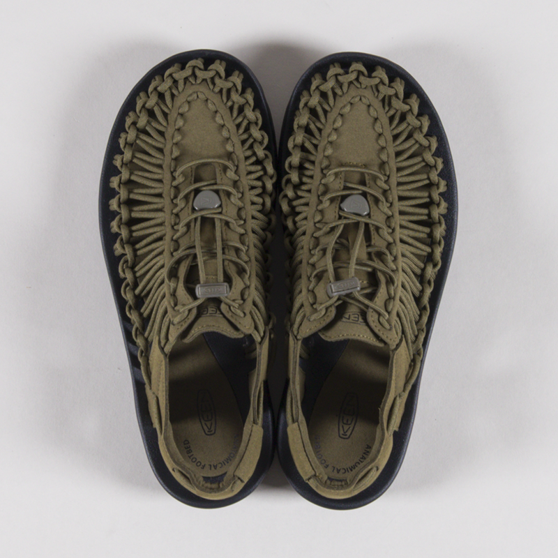 Keen UNEEK Sandals Dark Olive Black-6