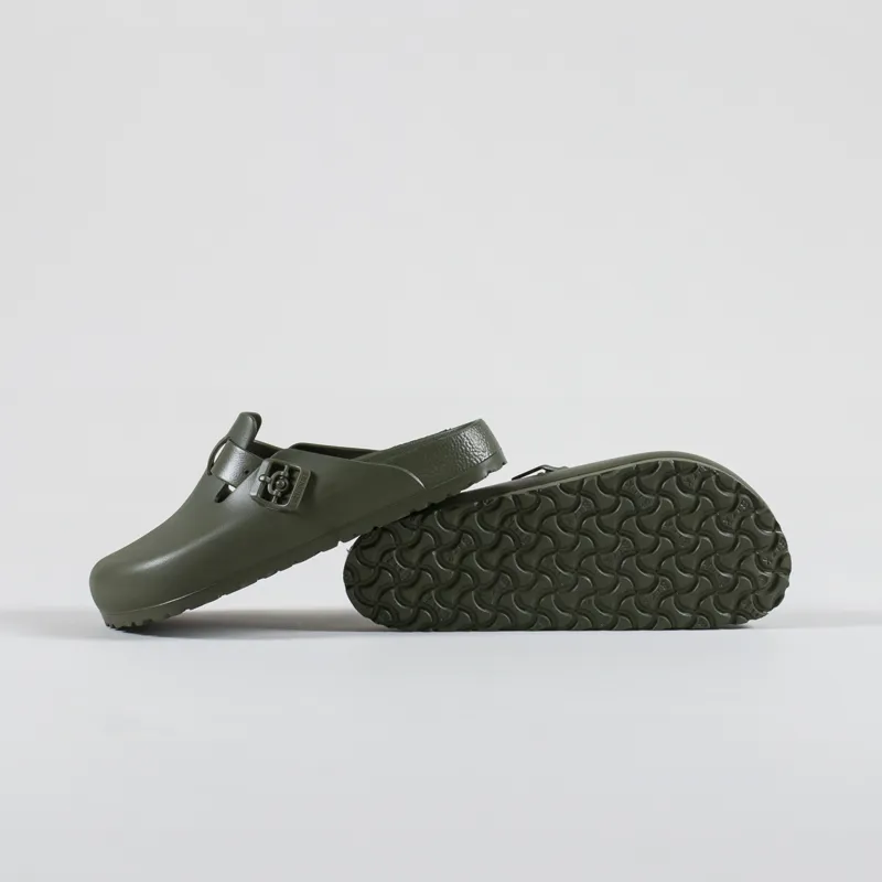 Birkenstock Boston EVA Regular Fit Sandals Khaki-3