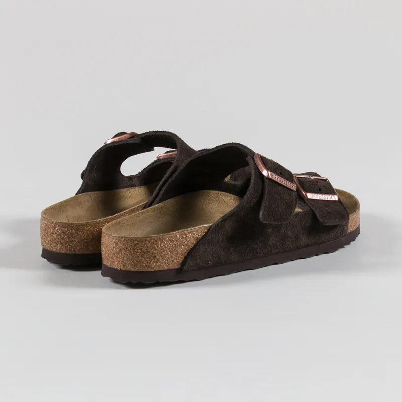Birkenstock Arizona BS Regular Fit Sandals Suede Mocha-1