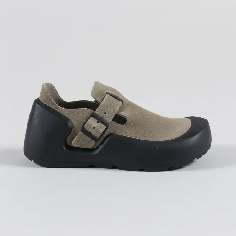 Birkenstock Reykjavik Regular Fit Shoes Nubuck Leather Taupe-2