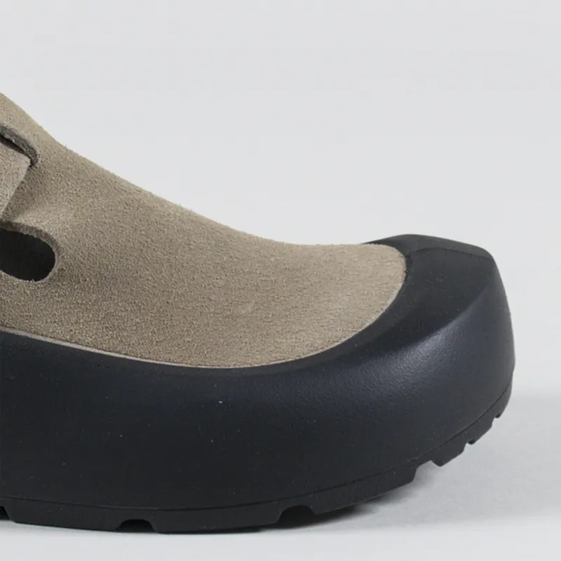 Birkenstock Reykjavik Regular Fit Shoes Nubuck Leather Taupe-5