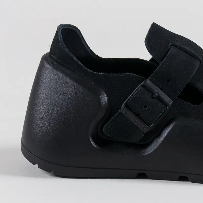 Birkenstock Womens Reykjavik Regular Fit Shoes Nubuck Leather Black-4