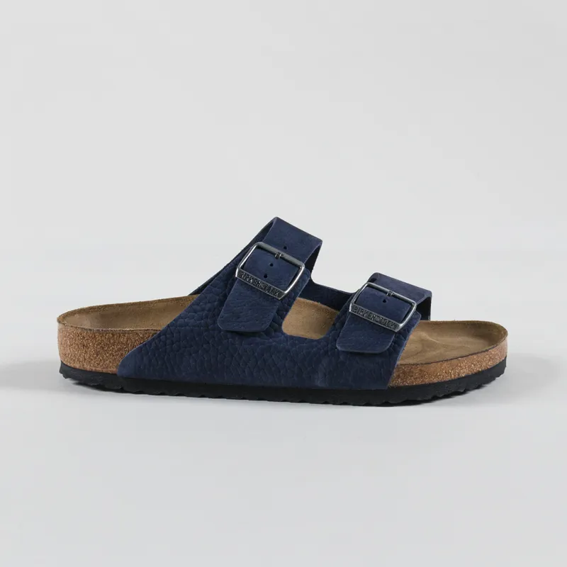 Birkenstock Arizona BS Regular Fit Sandals Nubuck Leather Midnight-2