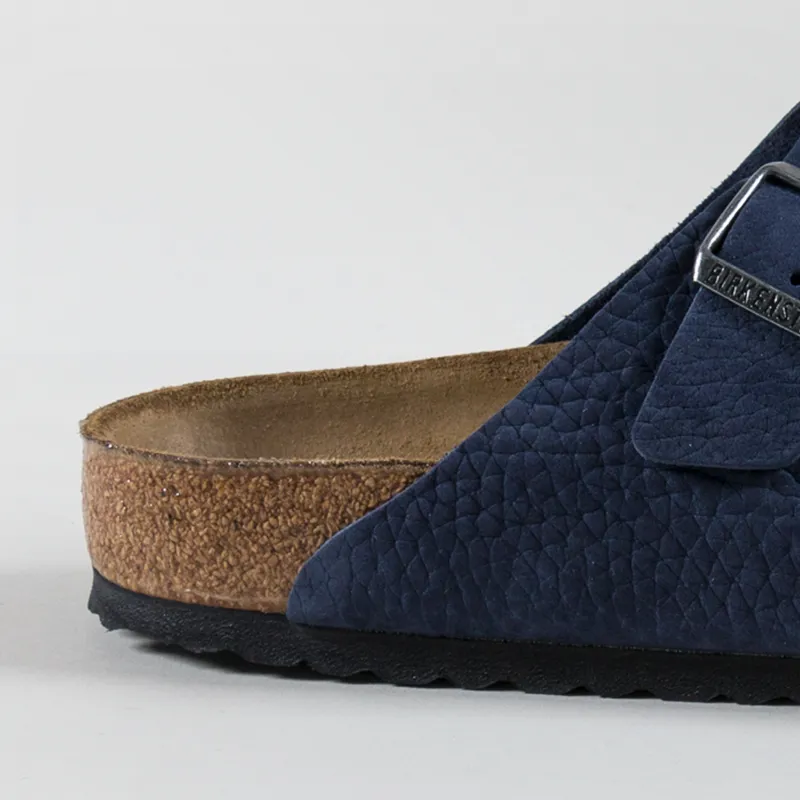 Birkenstock Arizona BS Regular Fit Sandals Nubuck Leather Midnight-4