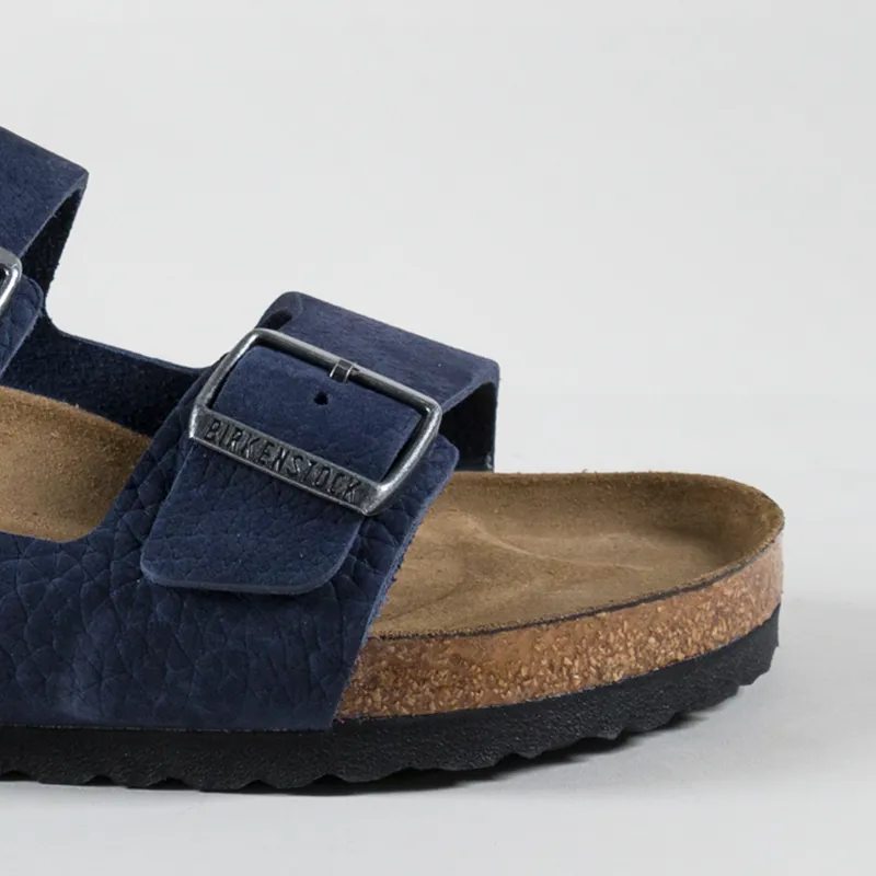 Birkenstock Arizona BS Regular Fit Sandals Nubuck Leather Midnigh