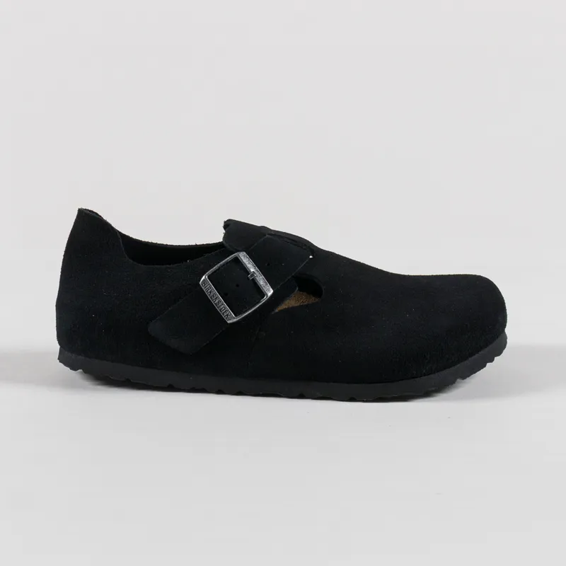 Birkenstock London Suede Sandals Black-2