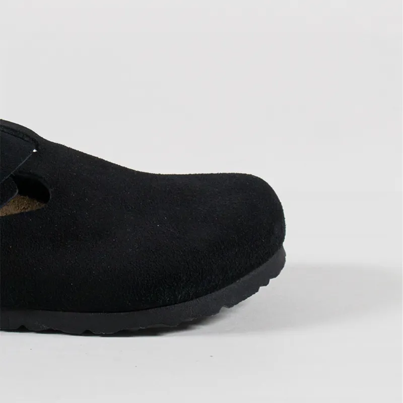 Birkenstock London Suede Sandals Black-5