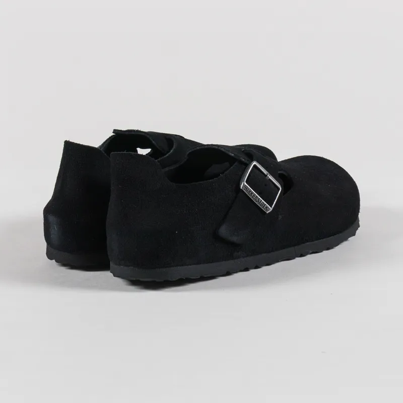 Birkenstock London Suede Sandals Black-1