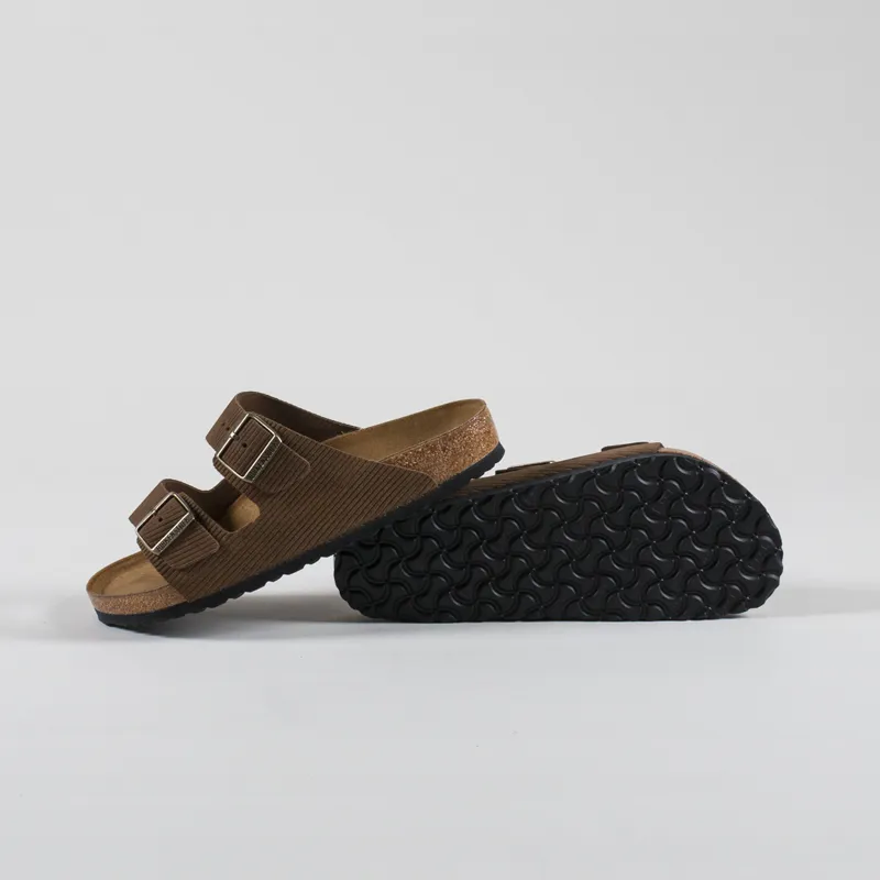 Birkenstock Arizona BS Regular Fit Sandals Corduroy Dark Tea-3