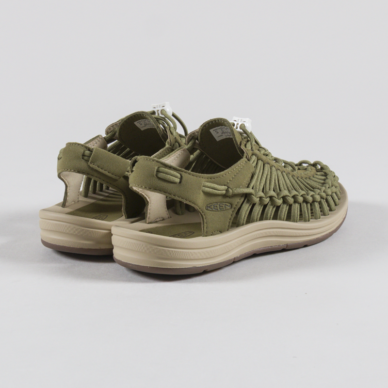 Keen Womens UNEEK Sandals Martini Olive Safari-1