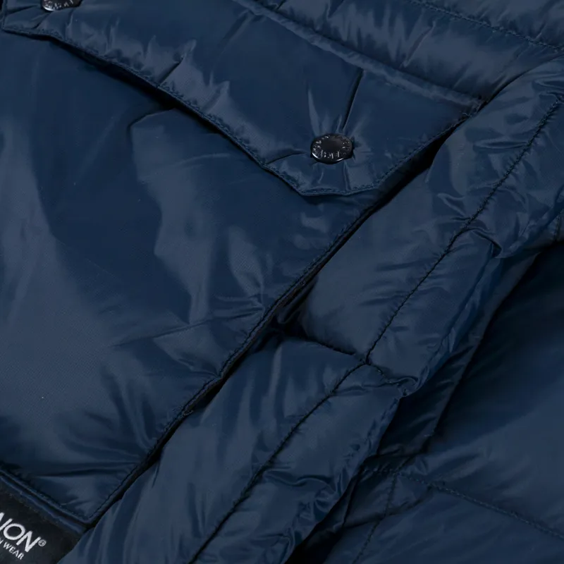 Taion Mountain Packable Volume Down Jacket Dark Navy-7