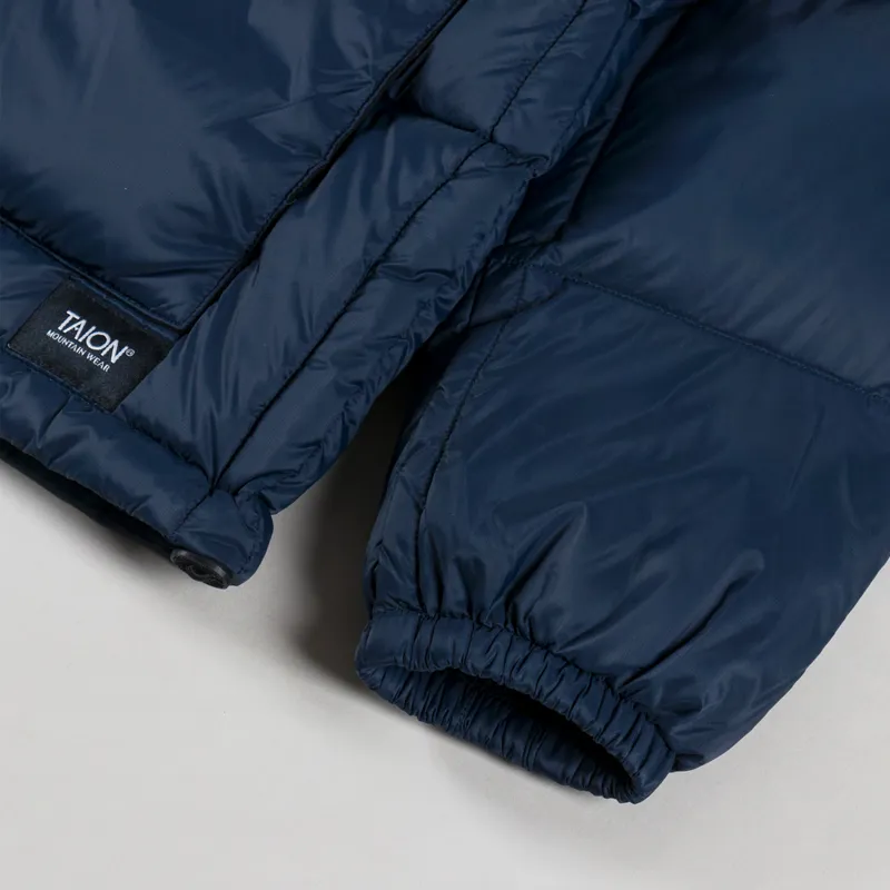 Taion Mountain Packable Volume Down Jacket Dark Navy-11