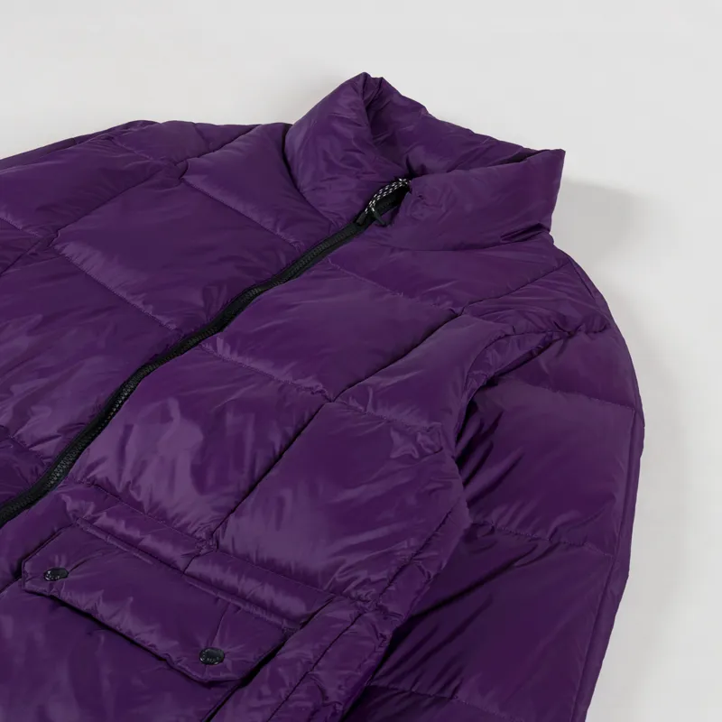 Taion Mountain Packable Volume Down Jacket Dark Purple-3