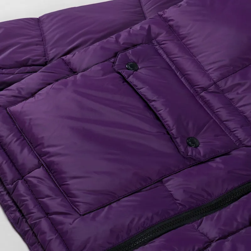 Taion Mountain Packable Volume Down Jacket Dark Purple-7