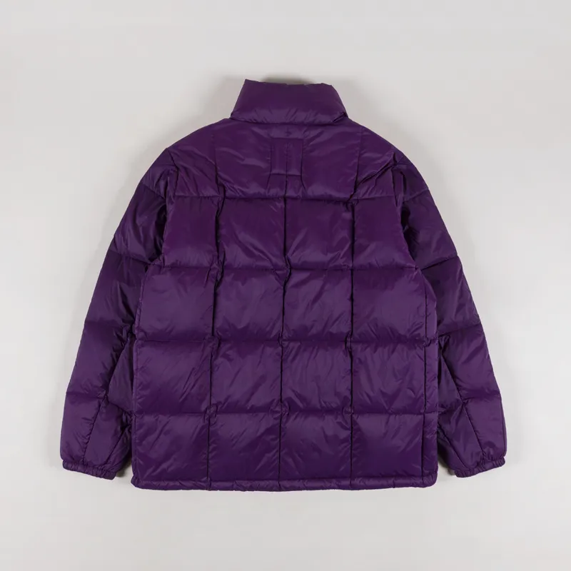 Taion Mountain Packable Volume Down Jacket Dark Purple-2