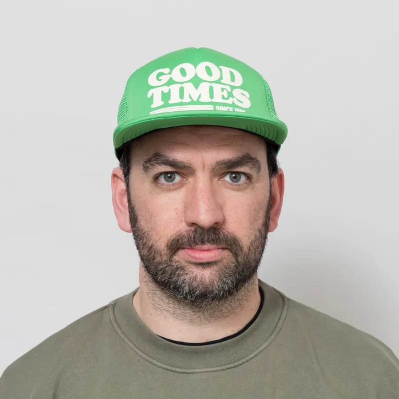 Kavu Foam Dome Trucker Cap Retro Green-1