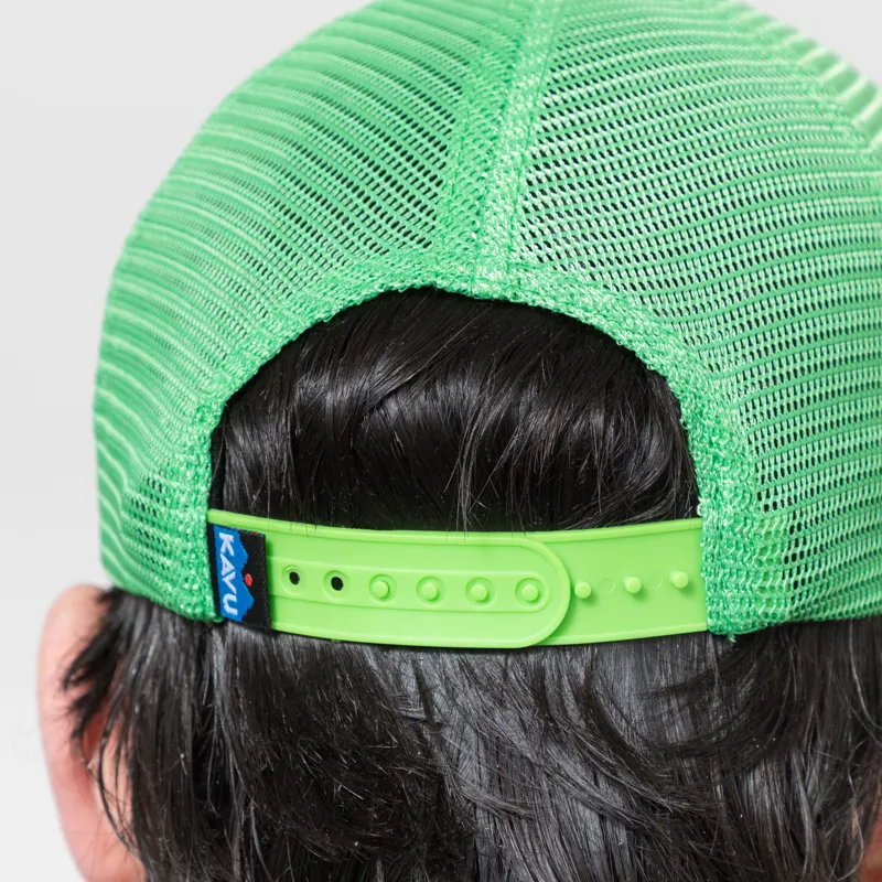 Kavu Foam Dome Trucker Cap Retro Green-4
