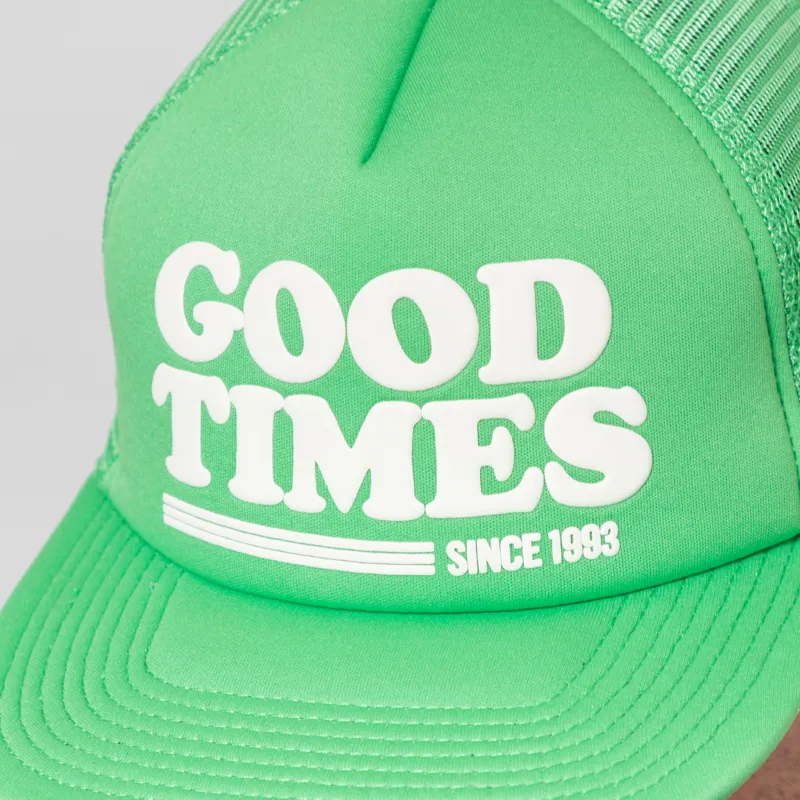 Kavu Foam Dome Trucker Cap Retro Green-3