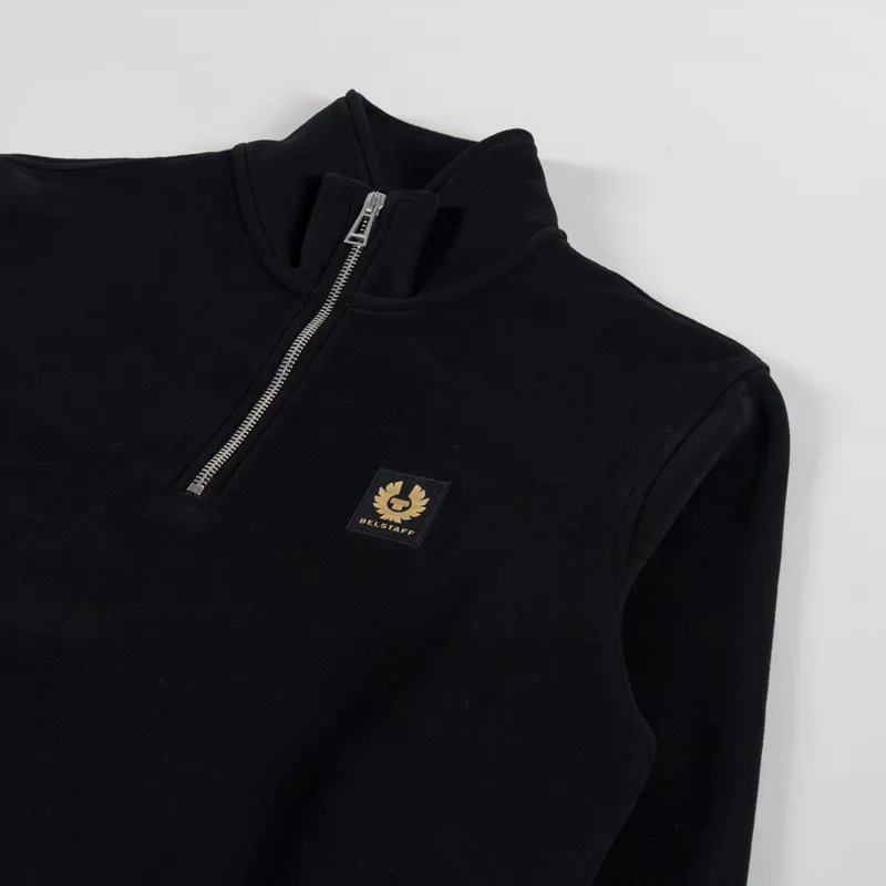 Belstaff Quarter Zip Sweatshirt Black-2