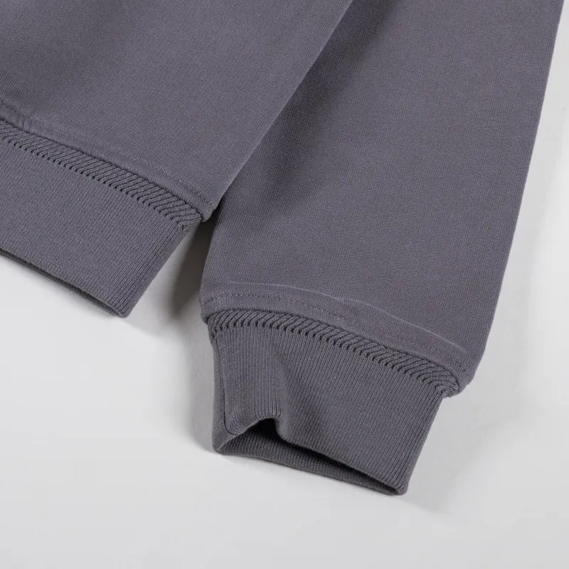 Belstaff Quarter Zip Sweatshirt Tornado Grey-6