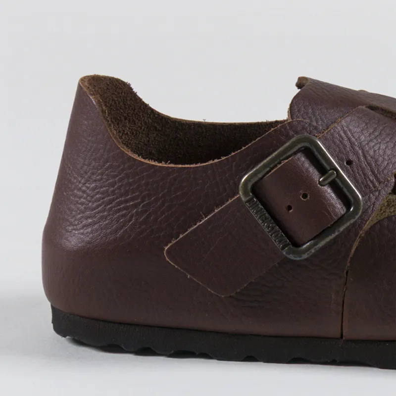 Birkenstock London Wire Buckle Regular Fit Sandals Vintage Wood Roast-4