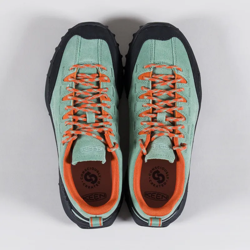 Keen Womens Jasper Zionic Shoes Granite Green Gold Flame-6