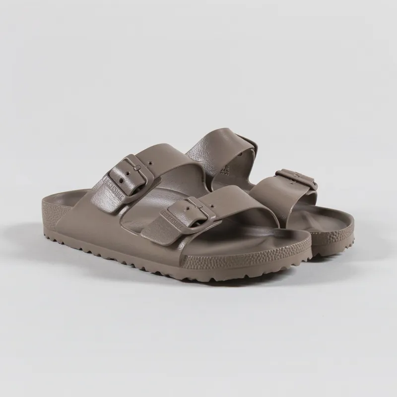 Birkenstock Womens Arizona EVA Narrow Fit Sandals Gray Taupe