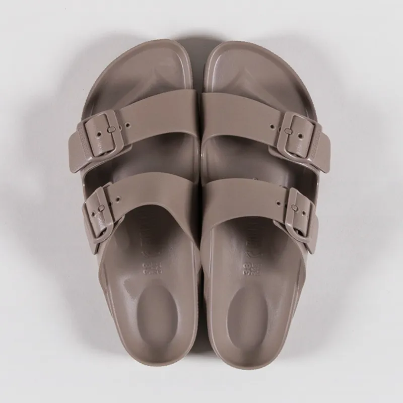 Birkenstock Womens Arizona EVA Narrow Fit Sandals Gray Taupe-6