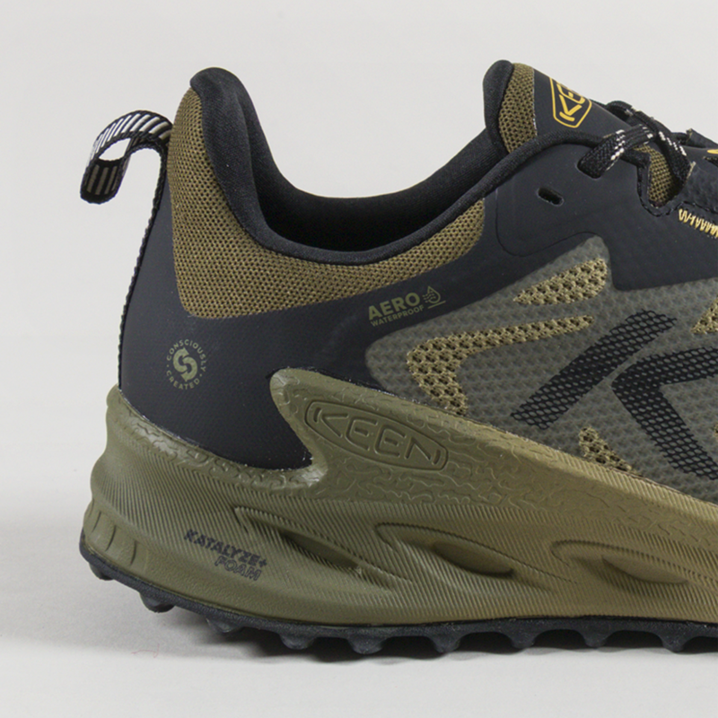 Keen Zionic NXT Waterproof Hiking Shoes Martini Olive Lemon Curry-4