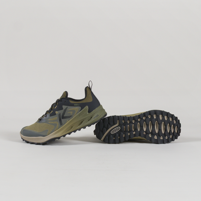 Keen Zionic NXT Waterproof Hiking Shoes Martini Olive Lemon Curry-3