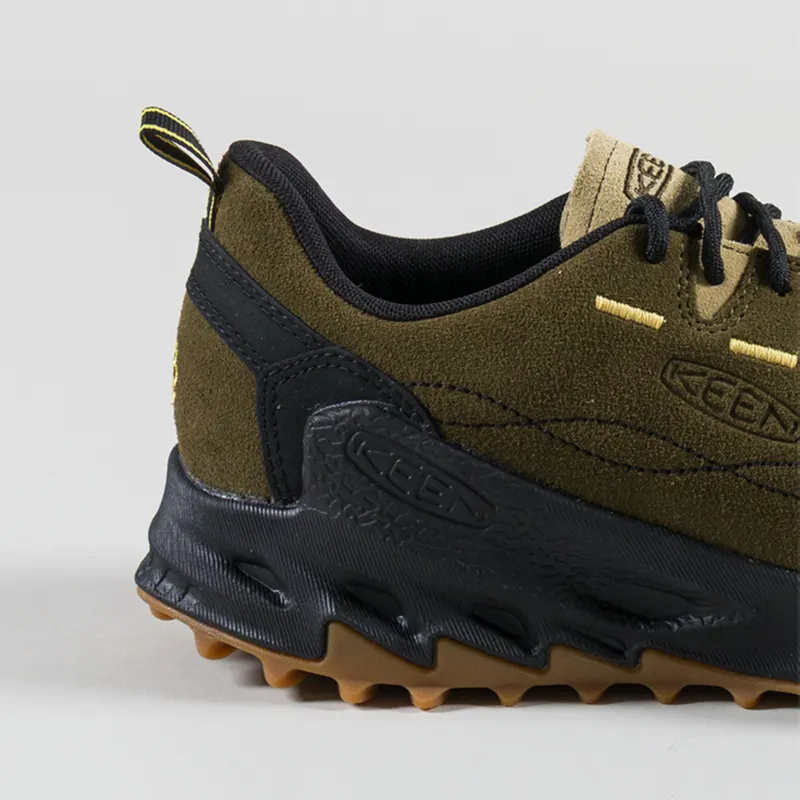 Keen Jasper Zionic Shoes Dark Olive Khaki-4