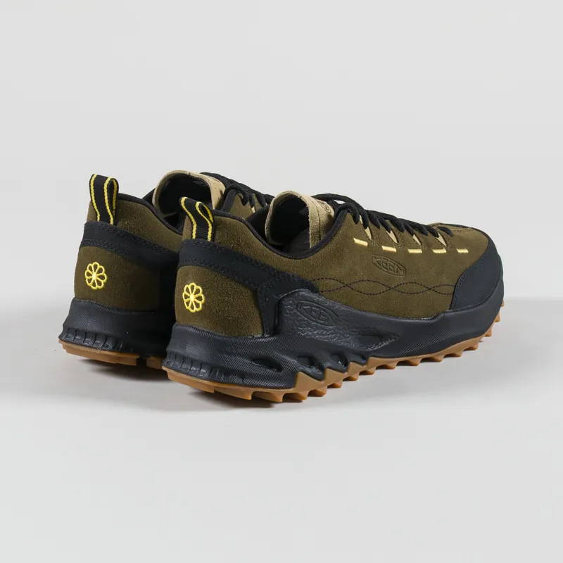 Keen Jasper Zionic Shoes Dark Olive Khaki-1