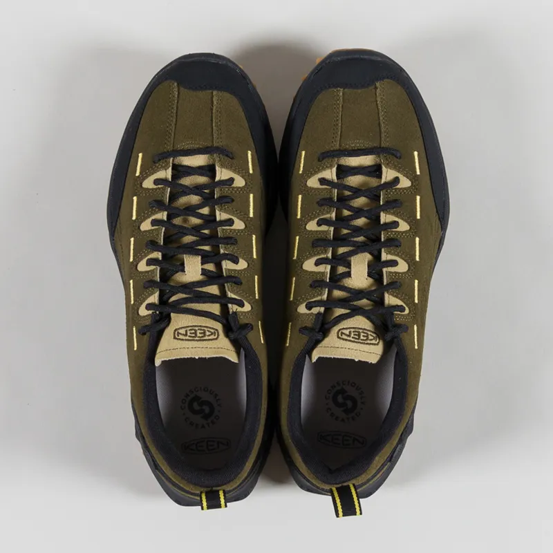 Keen Jasper Zionic Shoes Dark Olive Khaki-6