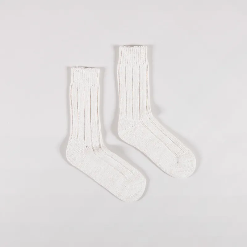 Birkenstock Womens Cotton Twist Socks Off White