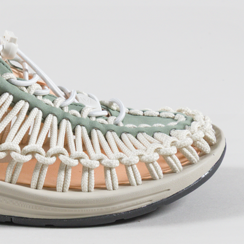 Keen Womens UNEEK Sandals Lily Pad Peach Fuzz-5