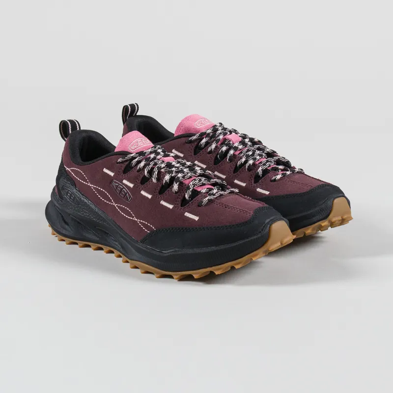 Keen Womens Jasper Zionic Shoes Huckleberry Cameo Rose