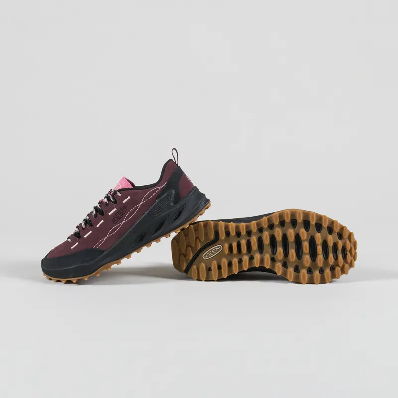 Keen Womens Jasper Zionic Shoes Huckleberry Cameo Rose-3