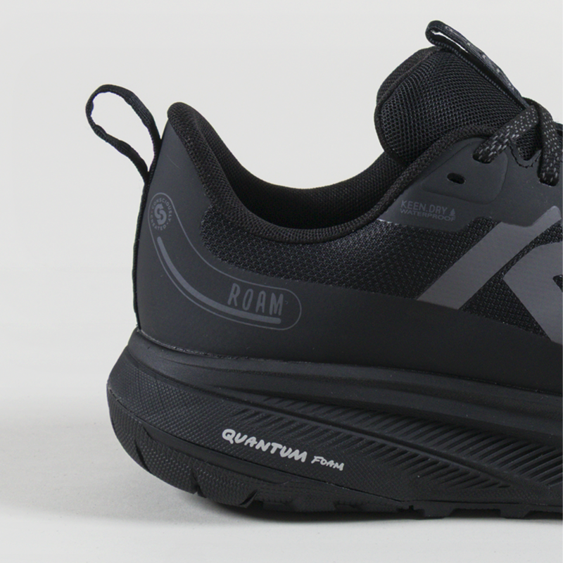 Keen Roam Waterproof Trail Running Shoes Black-4
