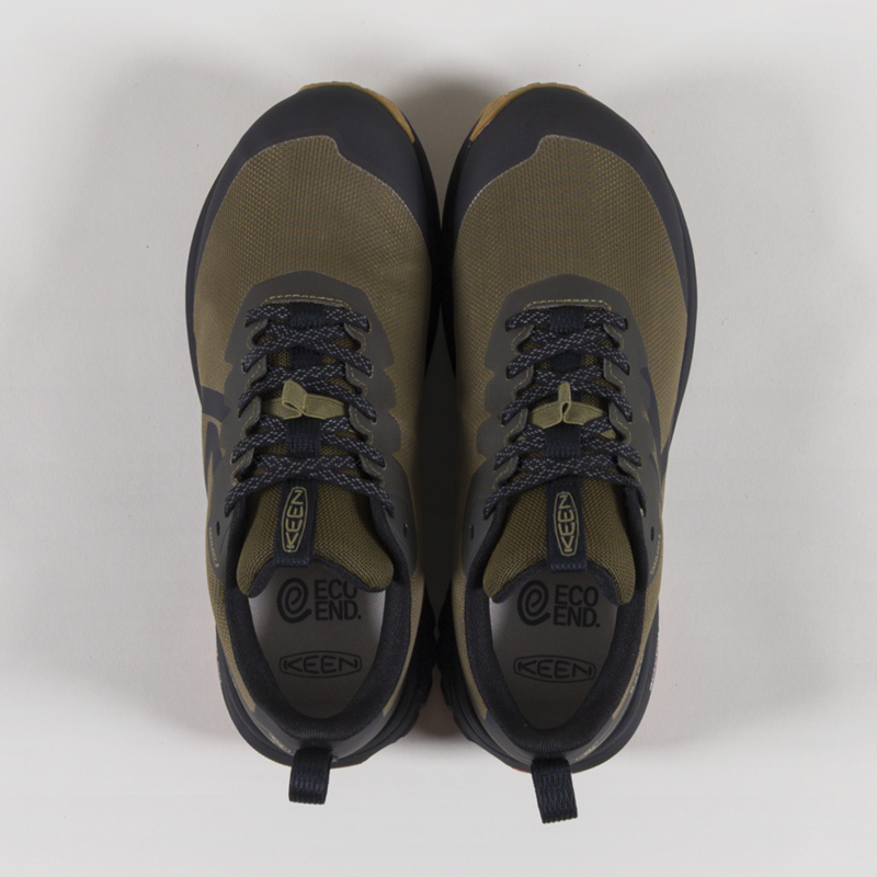 Keen Roam Waterproof Trail Running Shoes Dark Olive Burnt Brick-6