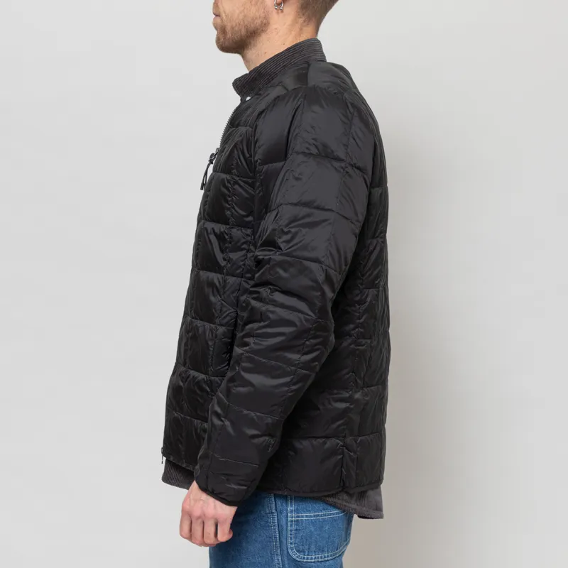 Taion Crewneck W-Zip Down Jacket Black-2