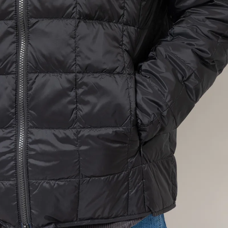 Taion Crewneck W-Zip Down Jacket Black-6