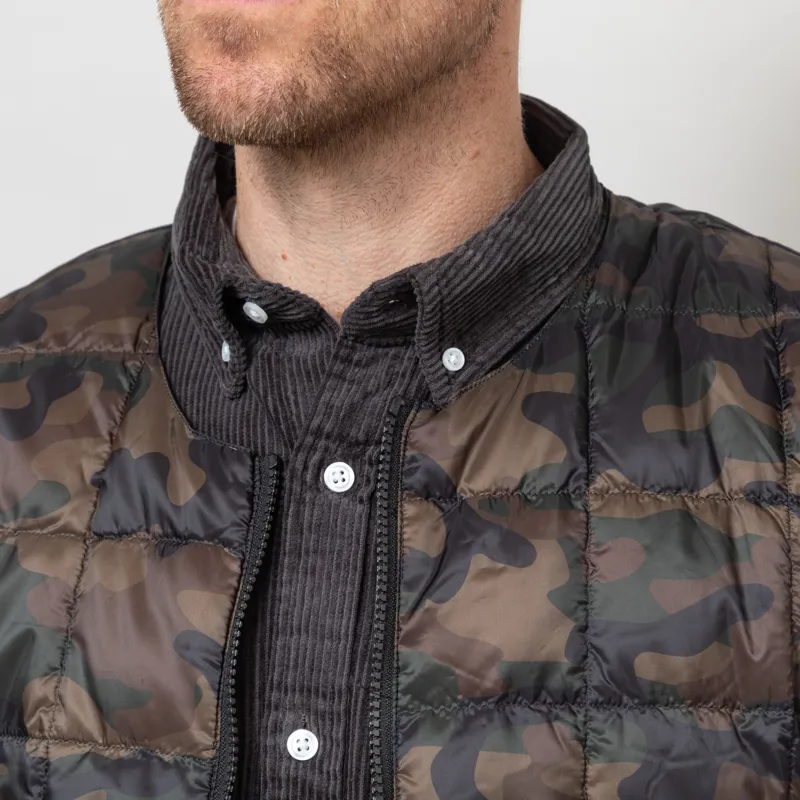 Taion Crewneck W-Zip Down Jacket Regular Camo-5