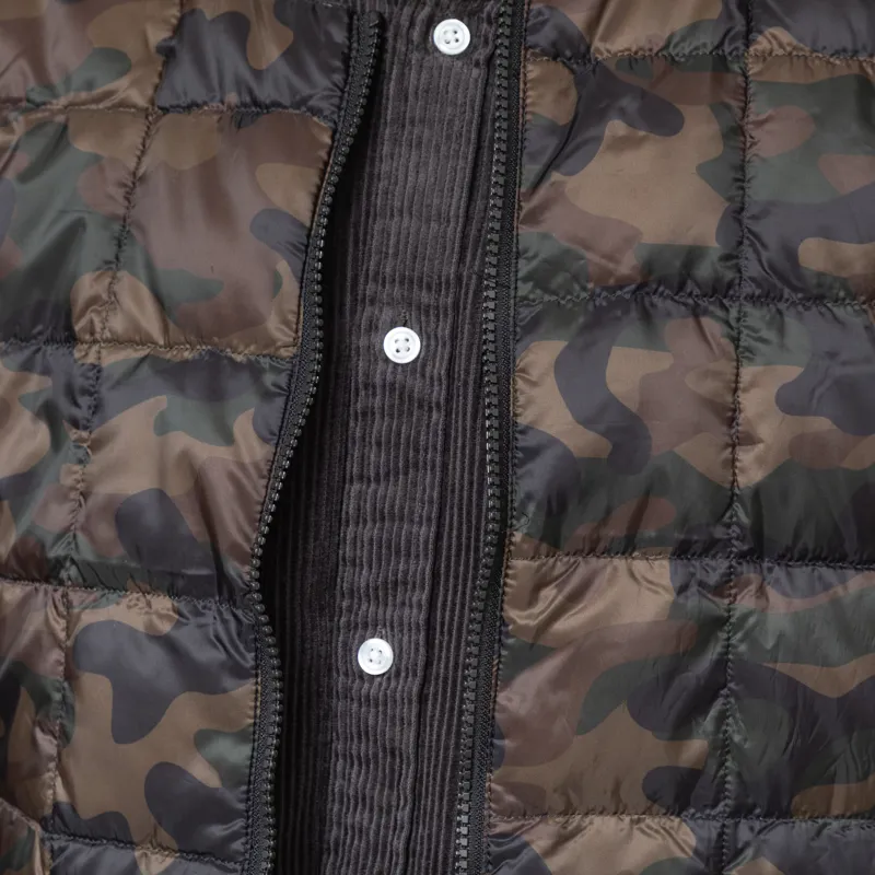 Taion Crewneck W-Zip Down Jacket Regular Camo-7