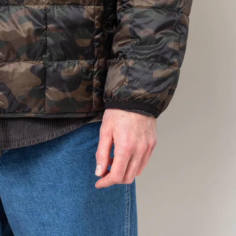 Taion Crewneck W-Zip Down Jacket Regular Camo-11