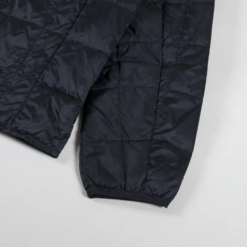 Taion Crew Neck Double Zip Down Jacket Black-8