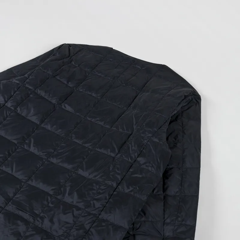 Taion Crew Neck Double Zip Down Jacket Black-5