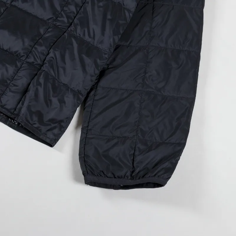 Taion Crew Neck Double Zip Down Jacket Black-7