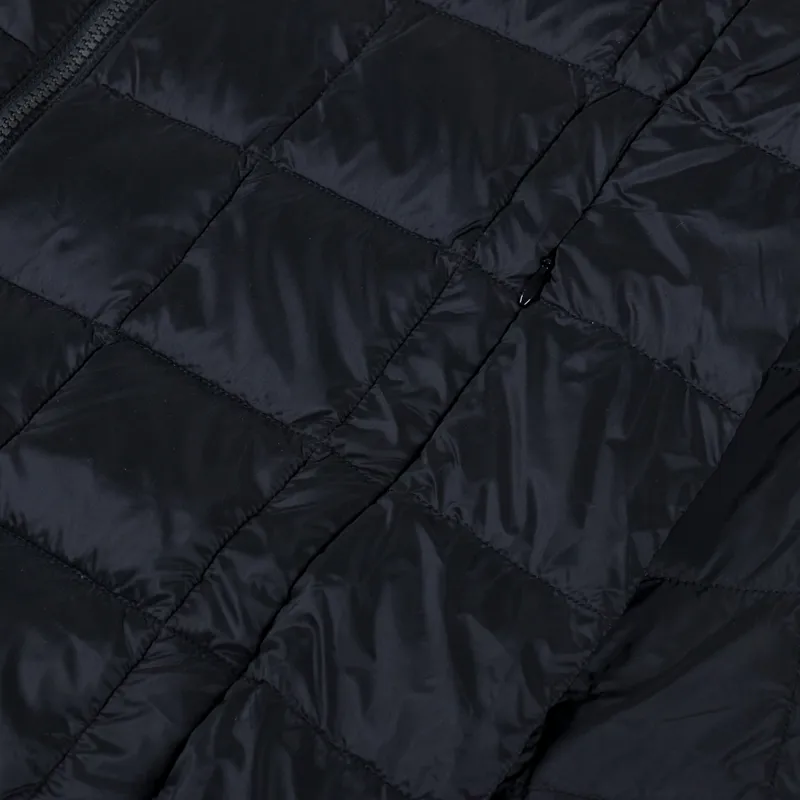 Taion Crew Neck Double Zip Down Jacket Black-6